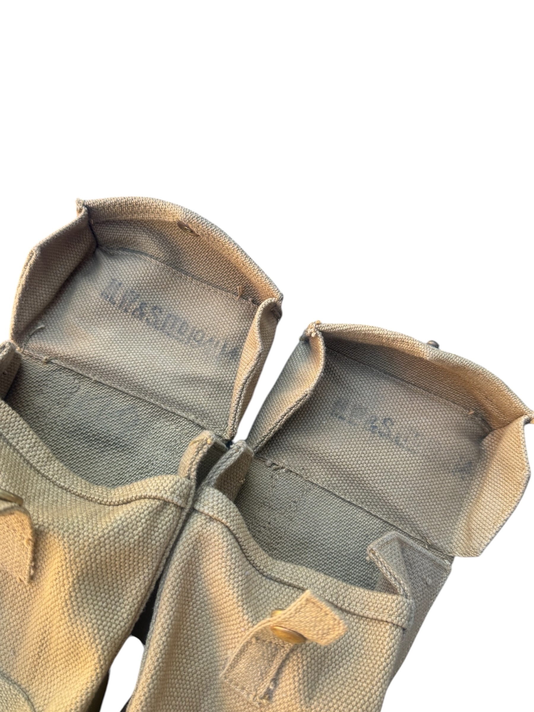 Engelse WO2 Bren Gun Utility Pouches - Afbeelding 3
