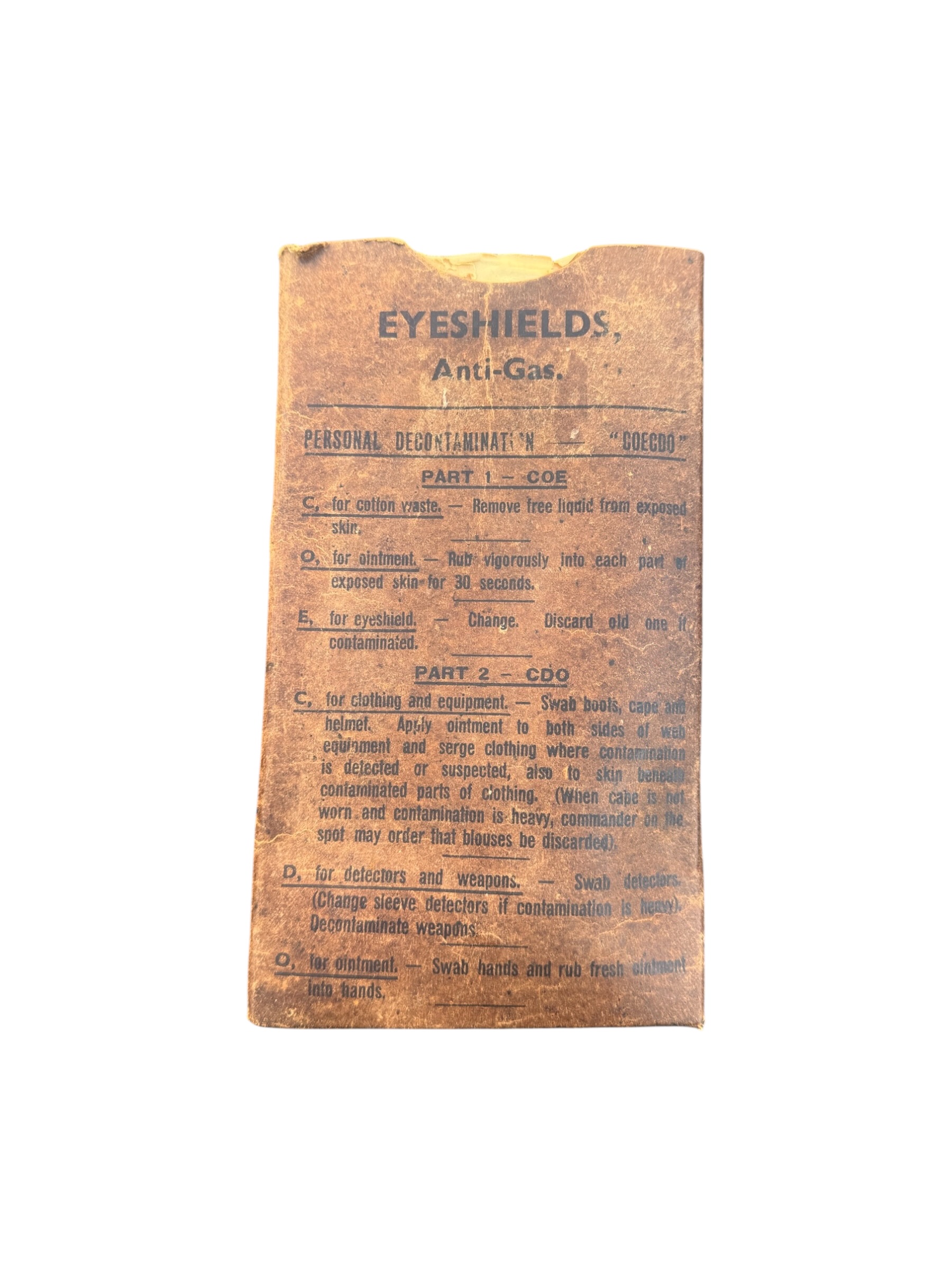 Engels WO2 Lightweight Gasmasker - Afbeelding 4