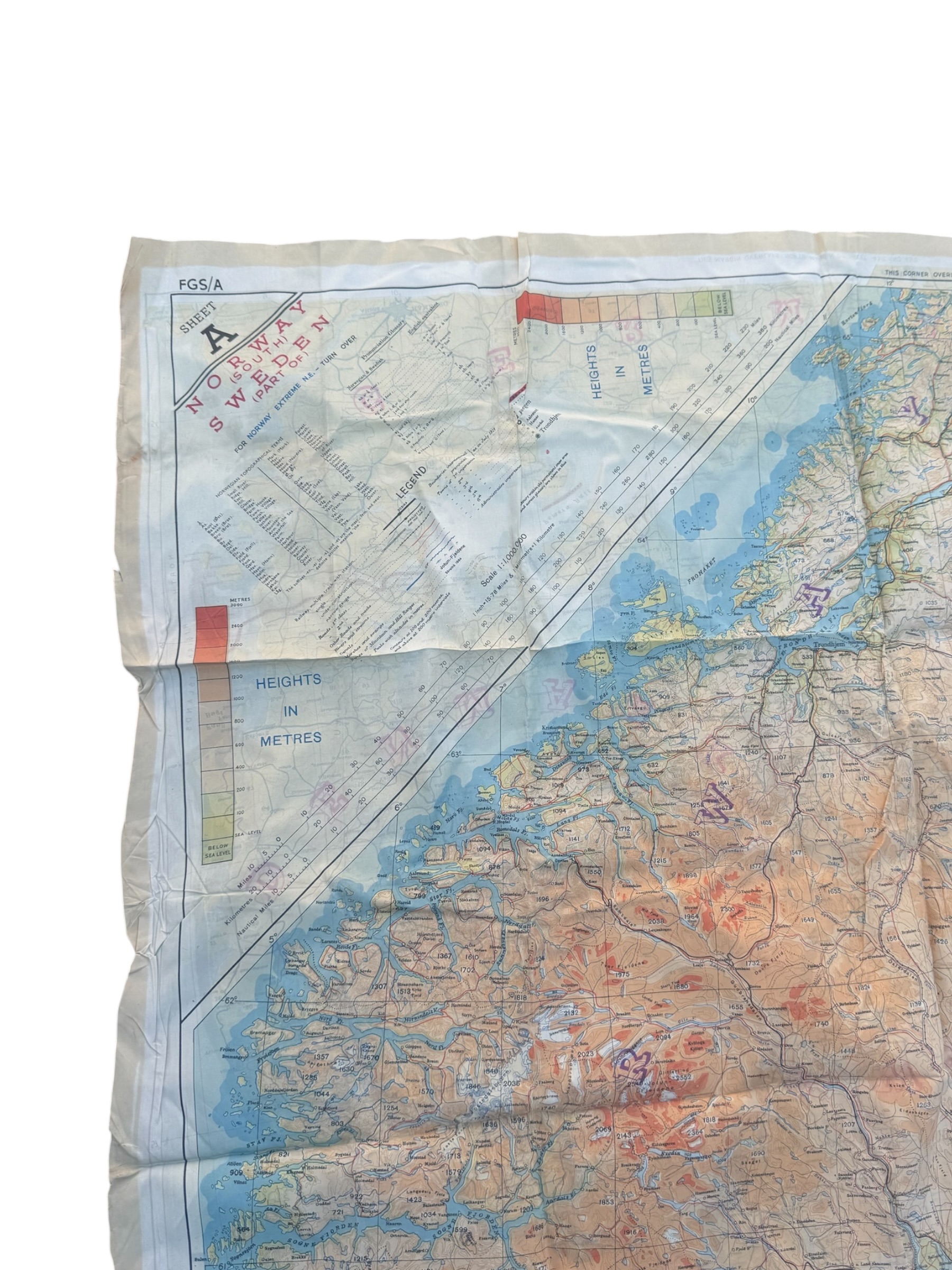 Engelse WO2 escape scarf - Afbeelding 7