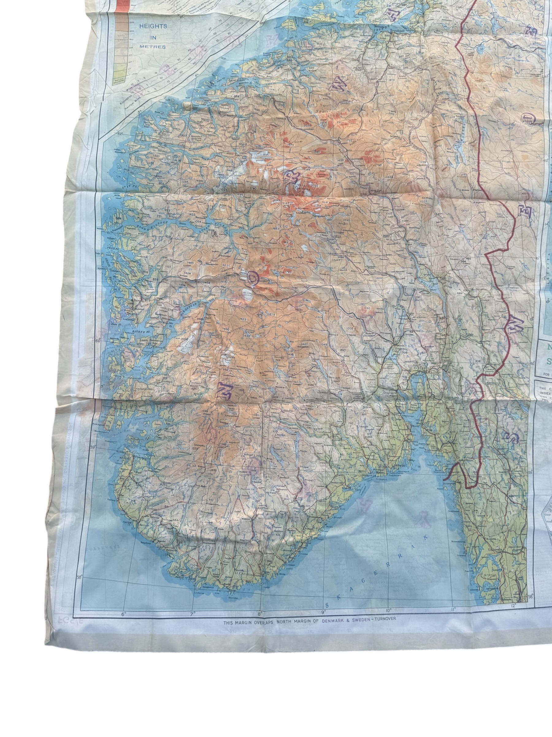 Engelse WO2 escape scarf - Afbeelding 10